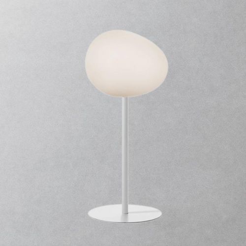 Foscarini Gregg media alta stolová lampa, biela