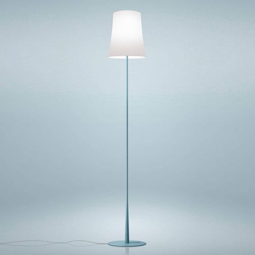 Foscarini Birdie Easy stojaca lampa svetlomodrá