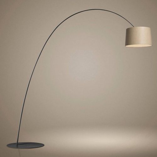 Foscarini Twiggy Wood MyLight stojaca lampa čierna