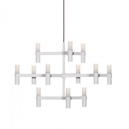 Nemo Crown Minor závesná lampa 12-pl., biela