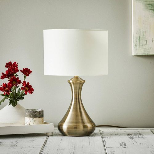 Stolná lampa Touch 2750, mosadz antická