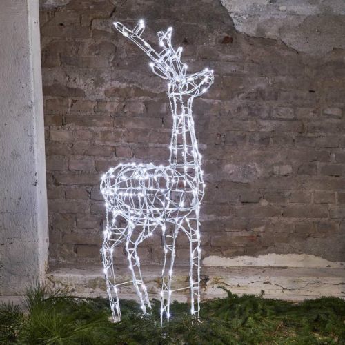 Svietiaca LED figúrka Pegasus, výška 120 cm