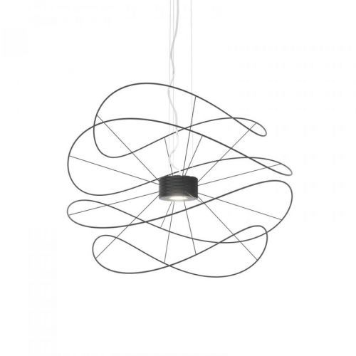 Axolight Hoops 4 závesné LED svietidlo, čierna