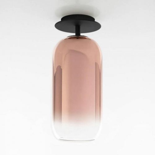 Artemide Gople stropné svietidlo, medená/čierna