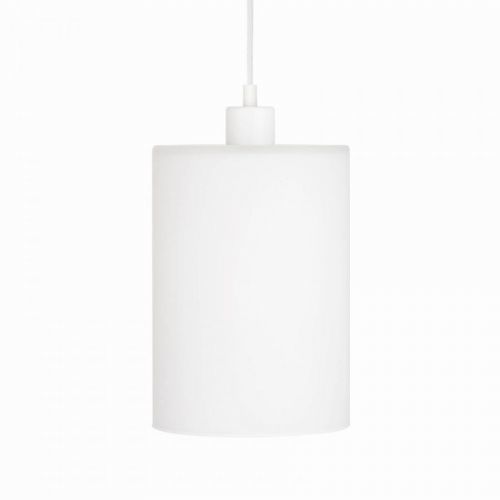 Závesná lampa Sóda sklenené tienidlo biela Ø 18 cm