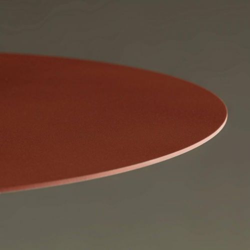 Vibia Flat závesné LED svetlo 1pl. Ø 55cm terakota