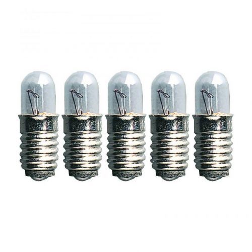 Náhradné žiarovky E5 0,6W 12V NN svietnik 5ks číre