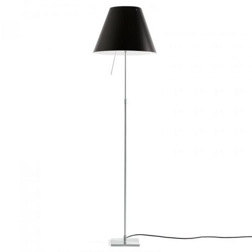 Luceplan Costanza stojaca lampa D13t, čierna