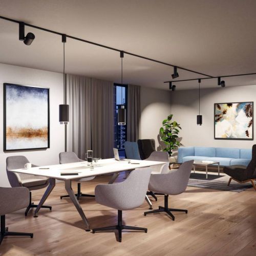 Paulmann Zeuz URail bodové 4 000K 39° čierna matná