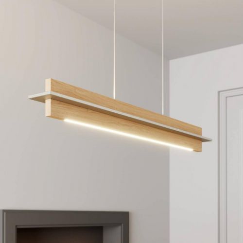 Rothfels Lexa závesné LED svietidlo dub/nikel 78cm