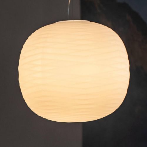 Foscarini Gem E27 závesné LED svietidlo zo skla
