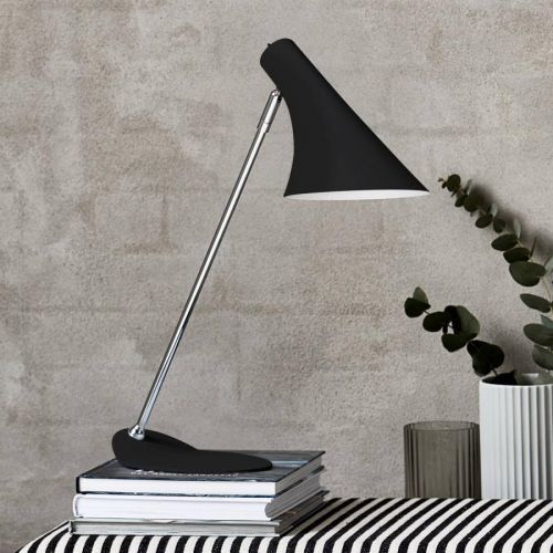Lampa na písací stôl Liam čierna
