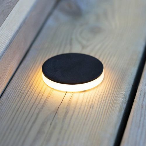 Garden 24 Decklight čierna 3 W bočné Ø 6 cm