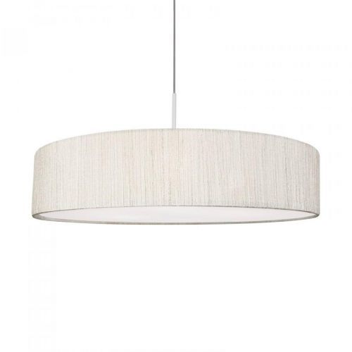 Závesná lampa Turda, Ø 50 cm, biela