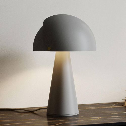 Stolná lampa Align so sklopným tienidlom, sivá