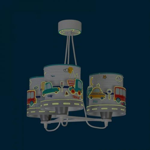 Detská závesná lampa Baby Travel, 3-plameňová