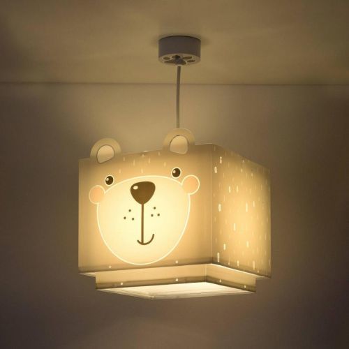 Detská závesná lampa Little Teddy, 1-plameňová