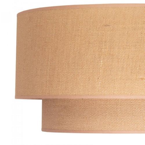 Závesná lampa Boho jute prírodná hnedá Ø45cm 1-pl.