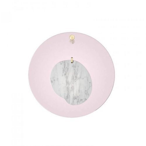 Foscarini Gioia nástenné LED svetlo Ø 40 cm ružová