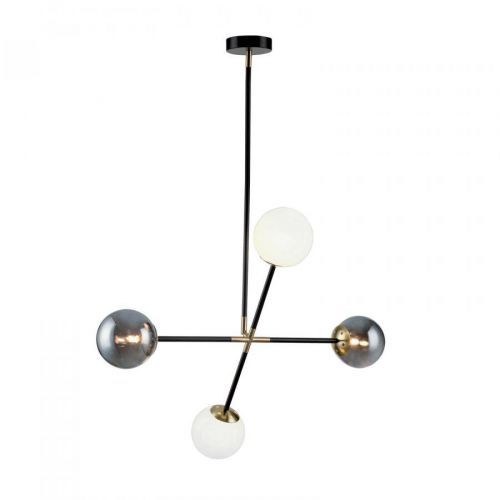 Závesná lampa Cross, 4-plameňová