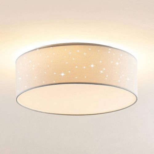 Lindby Ellamina stropné LED, 40 cm, biela