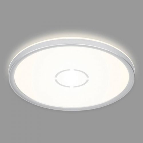 Stropné LED svietidlo Free, Ø 29 cm, striebro
