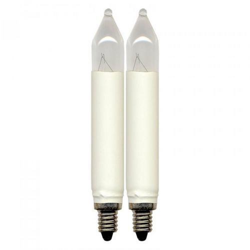 Náhradná žiarovka E10 3W 34V 2 kusy, 12cm, Ø 2cm