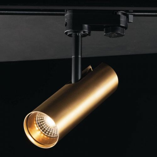 Koľajnicové LED svetlo Rocket 7 W 3 000 K zlaté
