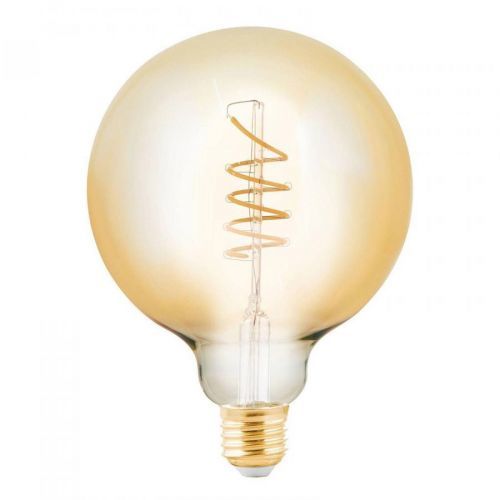 LED žiarovka Globe E27 4W jantár Ø 12,5 cm