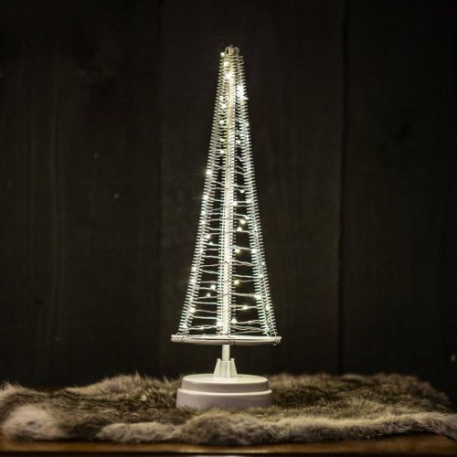 Strom Santa's Tree, strieborný drôt výška 33,5 cm