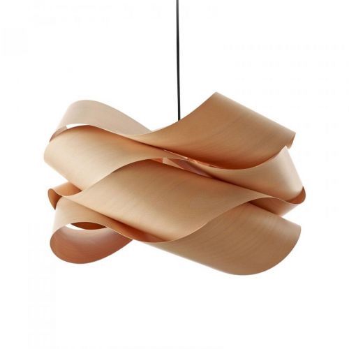 LZF Link závesná lampa Ø 46 cm, buk prírodný
