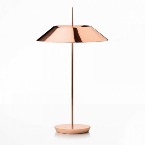 Vibia Mayfair – stolná LED lampa, meď, lesklá