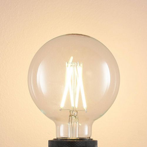 LED žiarovka E27 8 W 2 700 K globe, filament, číra