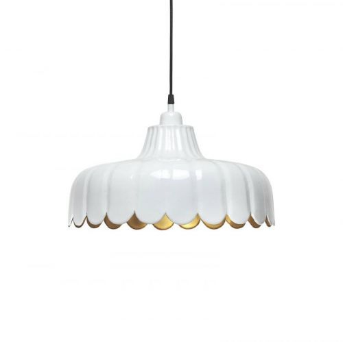 PR Home Wells závesná lampa biela/zlatá