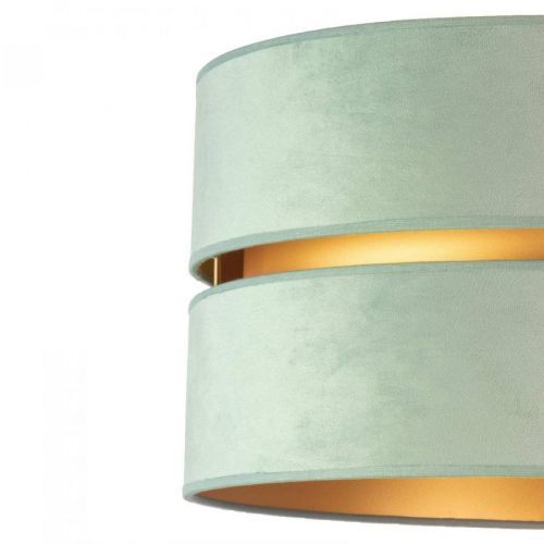 Závesná lampa Golden Duo mätovo zelená/zlatá