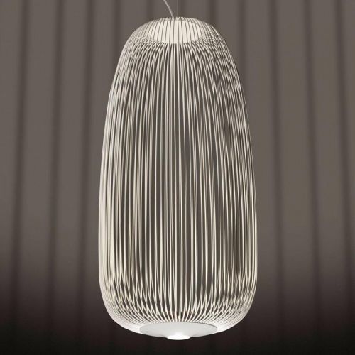 Foscarini Spokes 1 závesné LED svetlo biela
