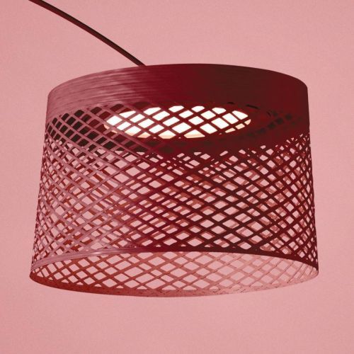 Foscarini Twiggy Grid oblúkové LED svetlo, červená
