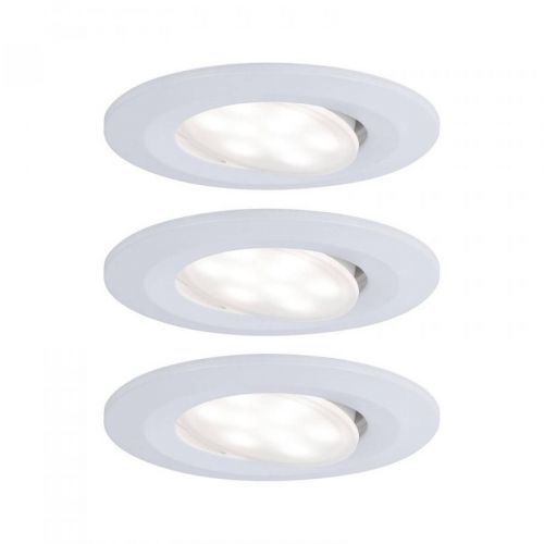 Paulmann LED vonkajšia lampa Calla/3 ks/biela