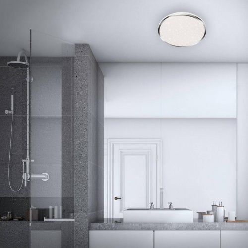 Stropné LED svietidlo 3403 IP44 hviezdny dekór Ø33