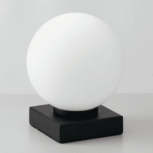Stolná lampa Enoire v čiernej a bielej, 1-pl.