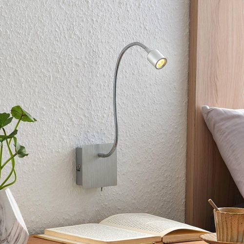 Lindby Anjalee nástenné LED svietidlo flexi rameno