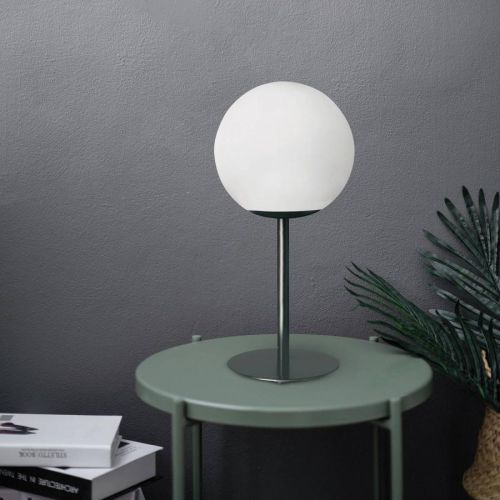 Stolná lampa Jugen, z fúkaného skla, stmievateľná