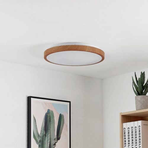 Lindby Mynte stropné LED svietidlo okrúhle 42,5 cm