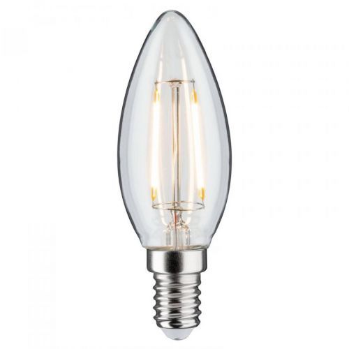 Paulmann sviečková LED E14 2W 3 000K číra DC 24V