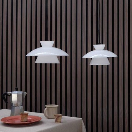 Dyberg Larsen Valby závesná lampa zo skla, Ø 20 cm