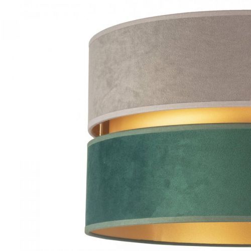 Stropné svetlo Golden Duo Ø60 cm sivá/zelená/zlatá