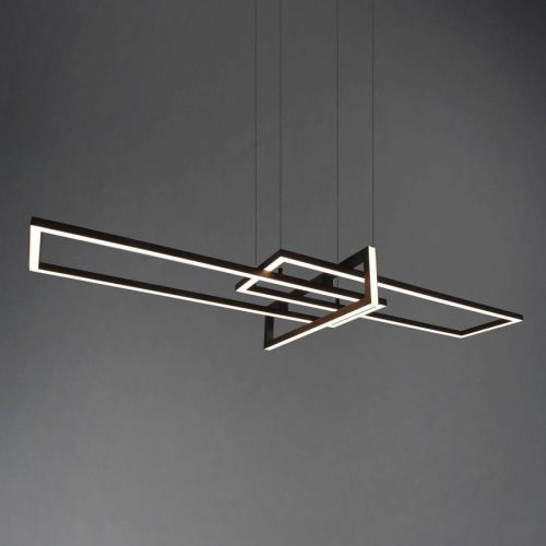 Závesné LED svietidlo Salinas 3 000 K matná čierna