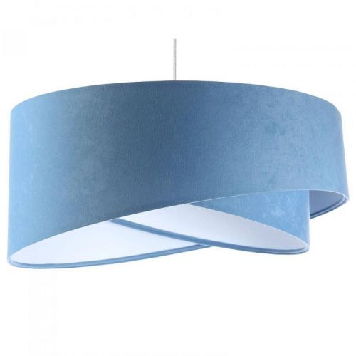 Závesná lampa Vivien dvojfarebná svetlomodrá/biela
