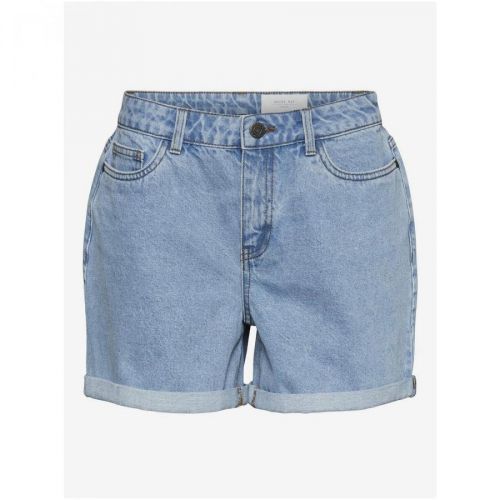 Light Blue Denim Shorts Noisy May Smiley - Women
