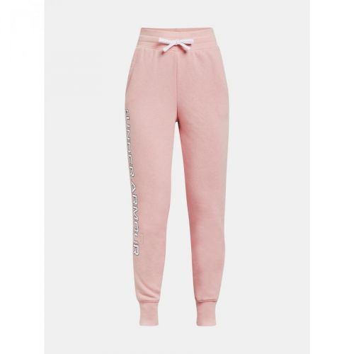 Under Armour Sweatpants Rival Fleece Joggers-PNK - Girls